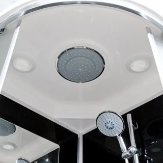 Душевая кабина Deto B09S BLACK 90х90х220 см